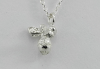 Sterling Silver Bumblebee Necklace
