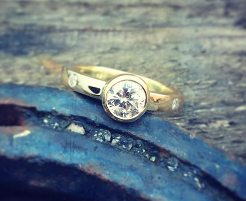 yellow gold diamond ring jewellery aylesbury, princes risbourough, great missenden